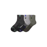 Women's Merino Wool Blend Run Quarter Sock 3-Pack