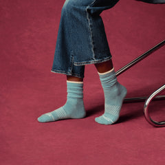 Women's Merino Wool Blend Calf Sock 8-Pack