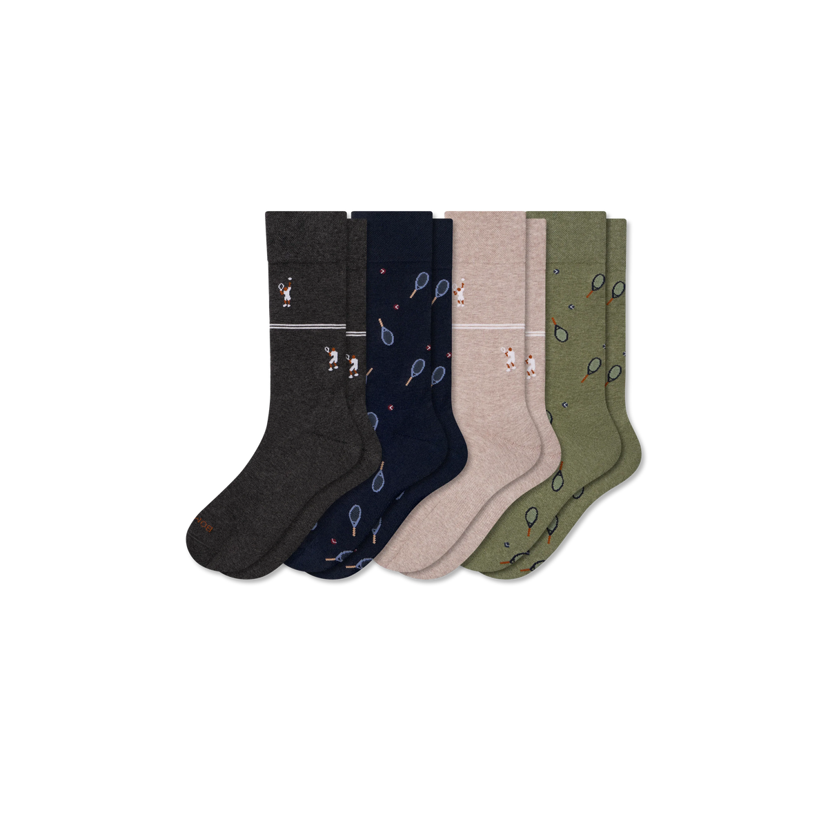 Men's Dress Calf Sock 4-Pack