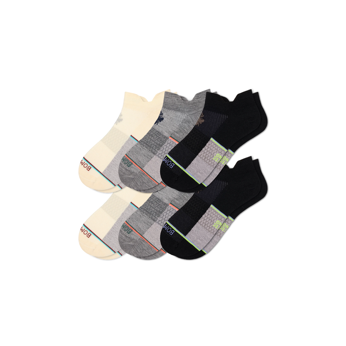 Men's UltraLite Sport Merino Wool Blend Ankle Sock 6-Pack