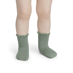 Toddler Ruffle Rib Calf Sock 4-Pack