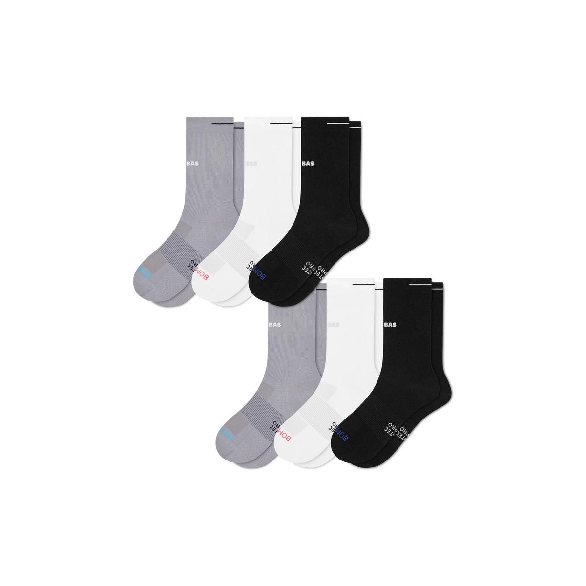 Women's RunPro Half Calf Sock 6-Pack