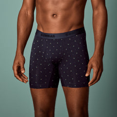 Men's Cotton Modal Blend Boxer Brief 6" 6-Pack